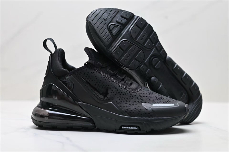 Men's Hot sale Running weapon Air Max 270 Black Shoes 0131